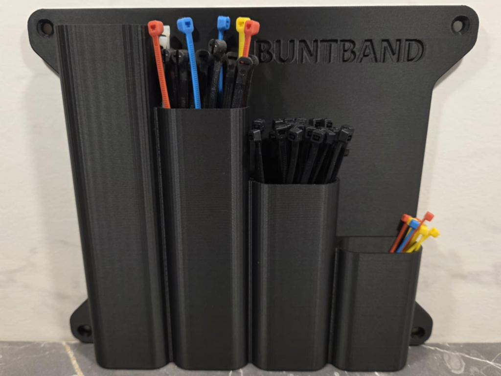 Wallmounted Cable tie storage - Zip tie holder