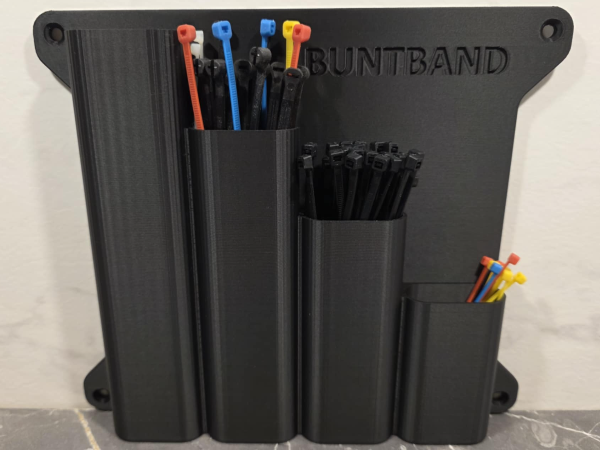 Wallmounted Cable tie storage - Zip tie holder