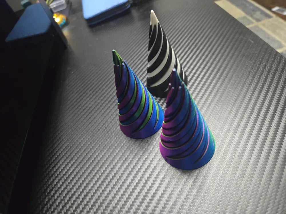 Spiral fidget cone